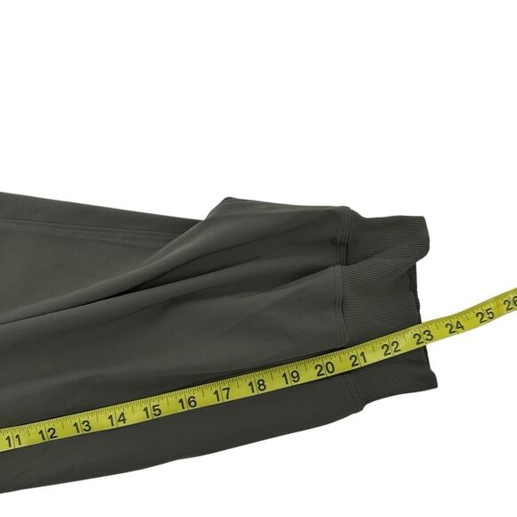 Lululemon On The Fly Cropped Jogger Pants 10 Sage Green Active Workout #h - Picture 8 of 9